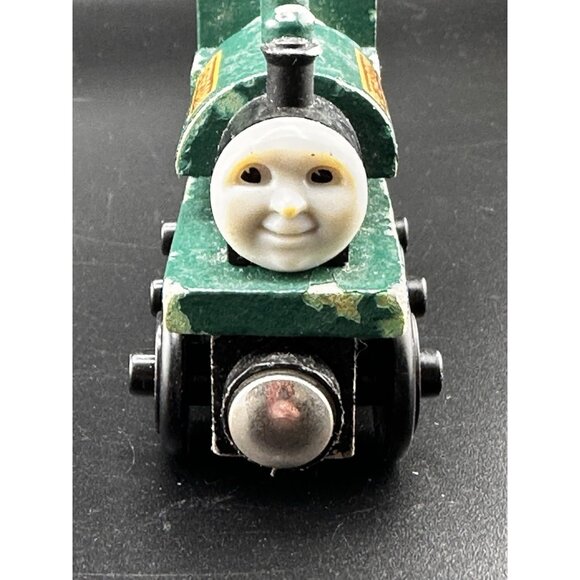 Peter Sam Thomas & Friends Train Wooden Railway Engine #4 2001 Vtg READ - Picture 5 of 11